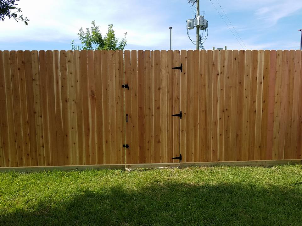 Wood gate Irving TX